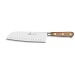 Couteau santoku forgé Sabatier Perigord lame 20cm manche en noyer