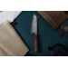 Couteau santoku japonais artisanal Yoshimi Kato 16.5cm SG2 Damascus