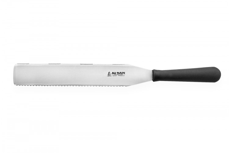 Spatule p&acirc;tissier Au Nain double tranchant entremet / millefeuille 24cm