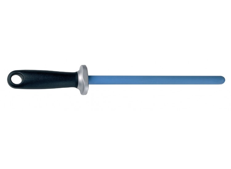 Fusil &agrave; aiguiser professionnel c&eacute;ramique premium bleu 23cm