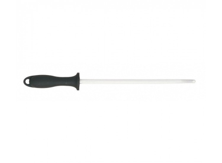 Fusil &agrave; aiguiser FISCHER m&egrave;che 25cm ronde manche plastique noir
