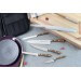 Mallette cuisinier Sabatier Périgord 5 couteaux fabrication française + 1 fusil