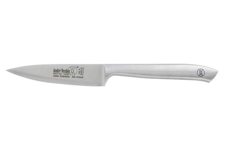 Couteau d'office Andr&eacute; Verdier acier inox monobloc 100% forg&eacute; 9cm