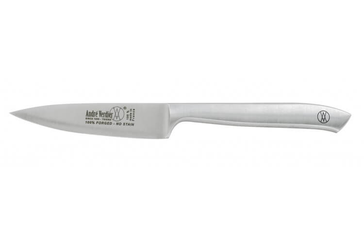 Couteau d'office André Verdier acier inox monobloc 100% forgé 9cm