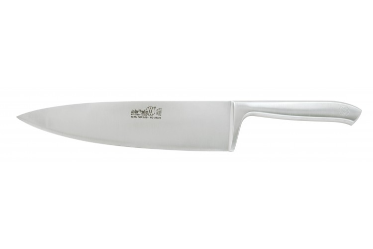 Couteau de chef Andr&eacute; Verdier acier inox monobloc 100% forg&eacute; 21cm