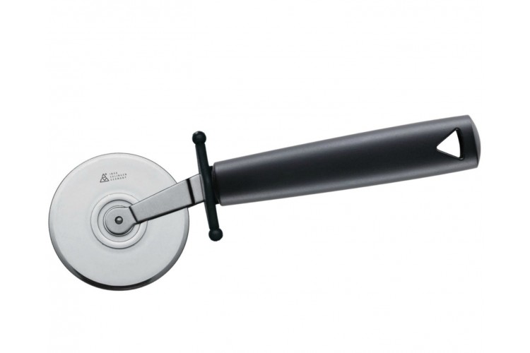 Roulette &agrave; pizza professionnelle Triangle acier inox 19cm