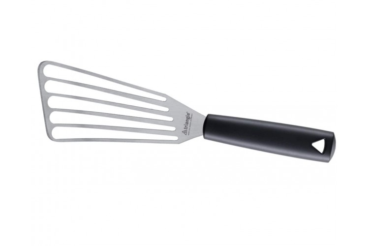 Grande spatule ajour&eacute;e Triangle professionnelle inox