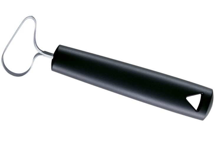 Evideur Triangle pour fruits et l&eacute;gumes inox