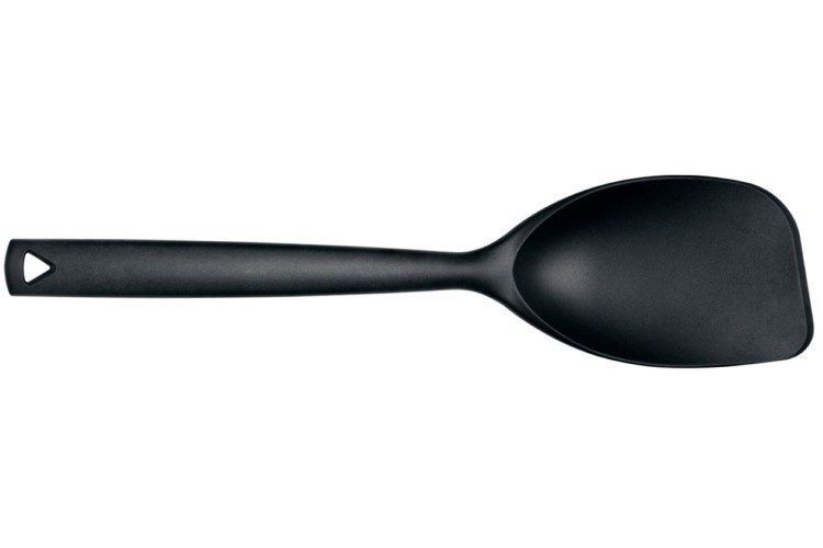 Cuill&egrave;re de service Triangle en nylon noir 35cm