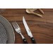Coffret de table Wusaki 2 couteaux à steak 11cm + 2 fourchettes