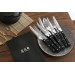 Coffret de table Wusaki 2 couteaux à steak 11cm + 2 fourchettes
