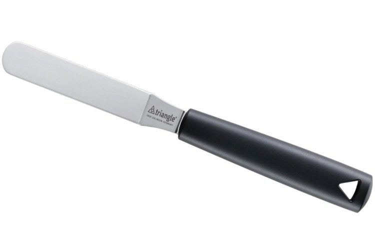 Spatule de p&acirc;tissier coud&eacute;e Triangle professionnelle