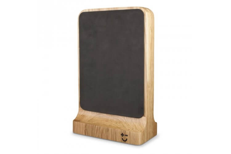 Bloc aimanté 5 couteaux Bisbell en chêne massif soft touch