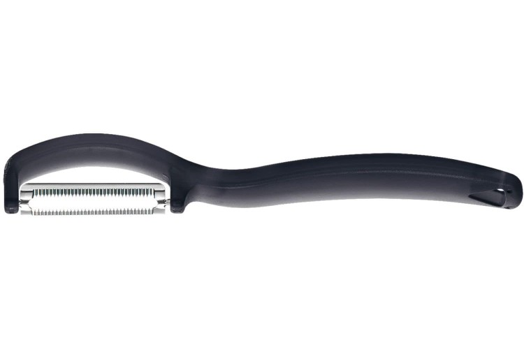 &Eacute;plucheur Triangle lame dent&eacute;e inox et ABS