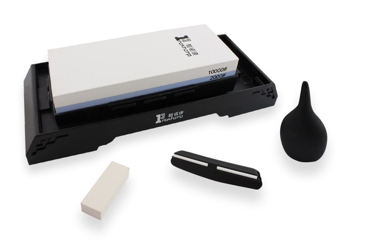 Maxi pierre &agrave; aiguiser Prosharp double face 2000/10000 + 5 accessoires