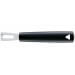 Canneleur Triangle forme U en inox manche en green grip