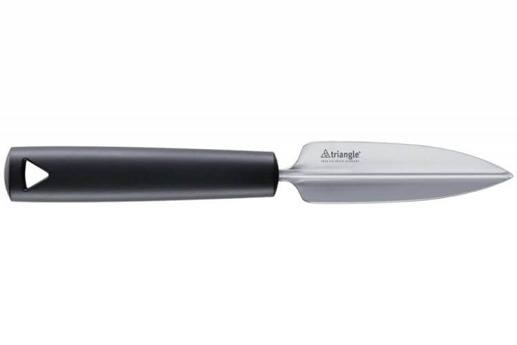 Couteau denteleur Triangle lame inox 10cm