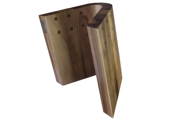 Bloc vide Artelegno Grand Prix Curve pour 10 couteaux de cuisine