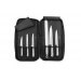 Mallette cuisine Sabatier Toque Blanche 5 couteaux fabrication française + 1 fusil