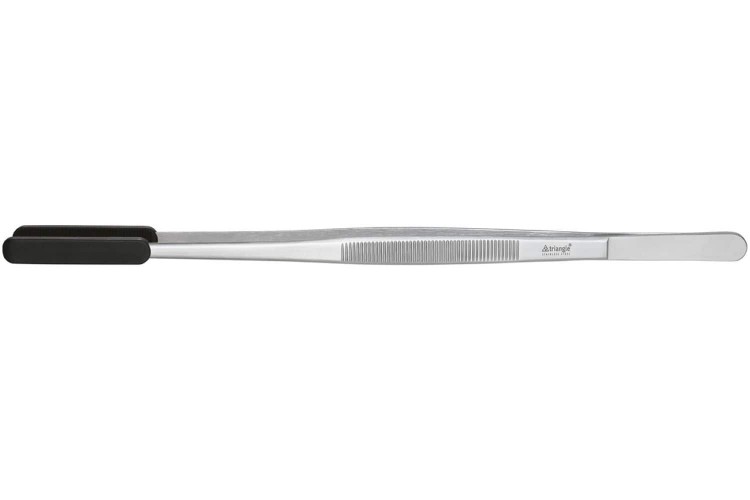 Grande pince de cuisine inox embouts silicone