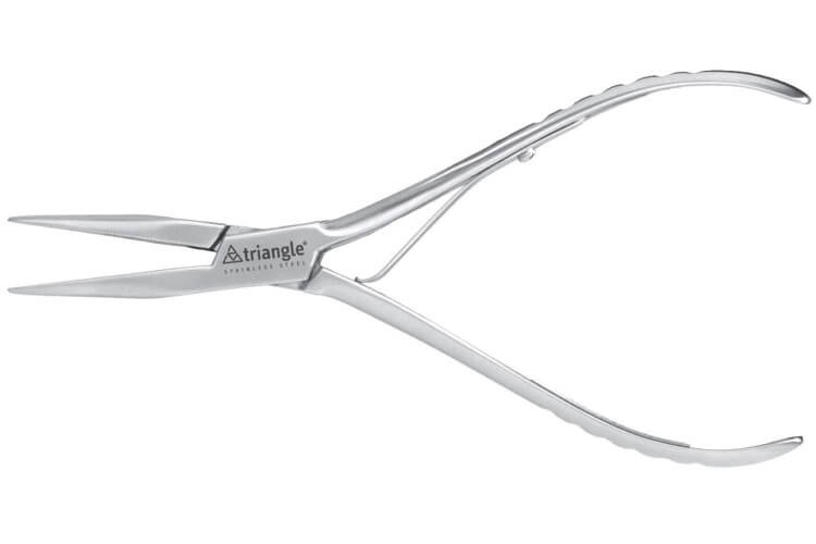 Pince à désarêter Triangle acier inox 20cm