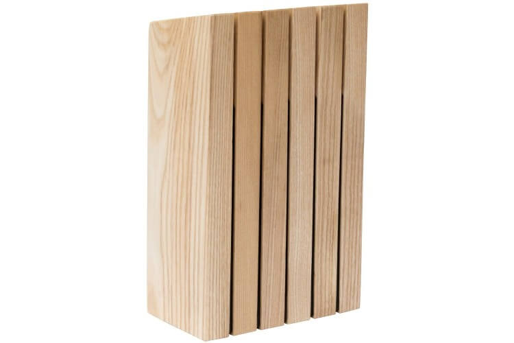 Bloc vide pour 5 couteaux Berghoff Ron en bois de frêne