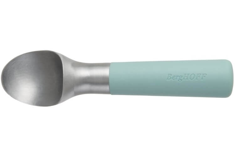 Cuillère à glace BergHOFF Leo en fonte alu et manche bleu 18,5cm