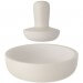Grand mortier Berghoff 17cm grès blanc Leo + pilon