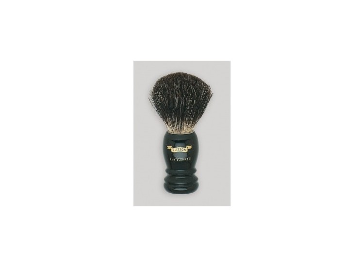 Blaireau de rasage Plisson taille 10 monture haute noire