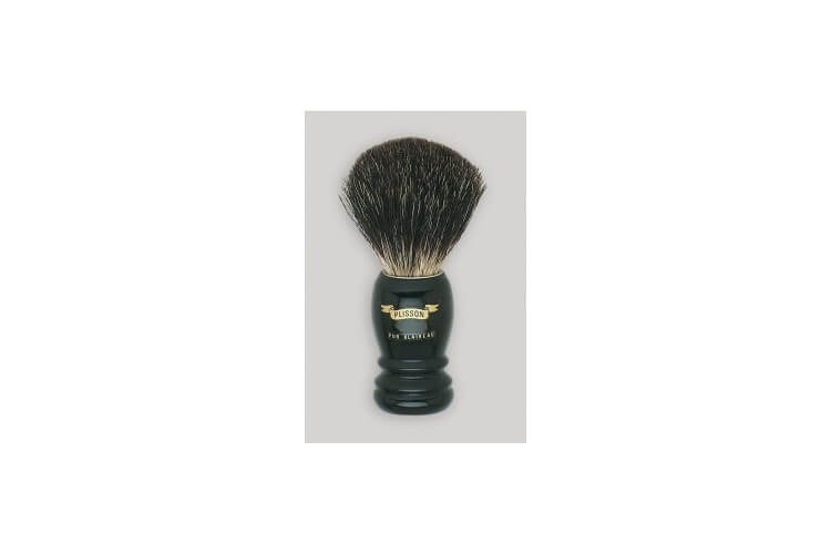 Blaireau de rasage Plisson taille 10 monture haute noire