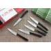 Coffret 6 couteaux d'office Le p'tit tradi Goyon-Chazeau 10cm manche grenadille