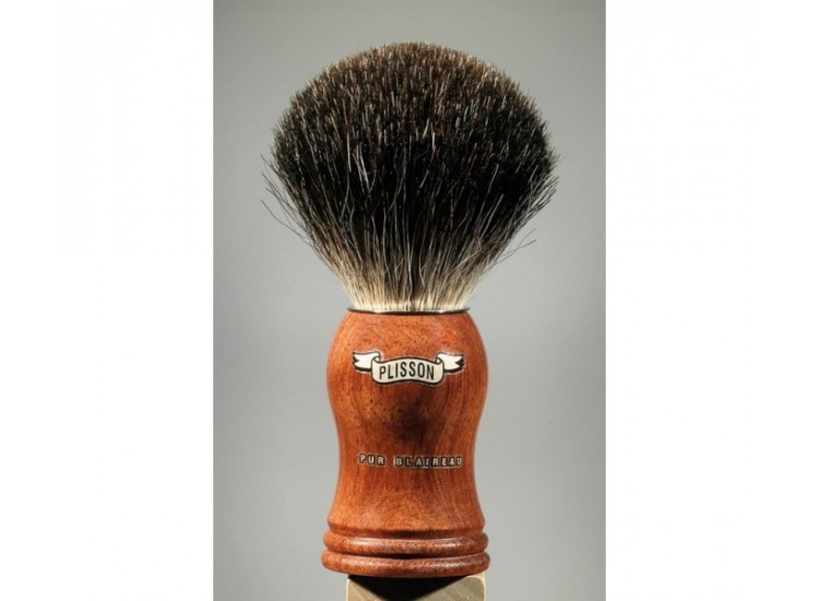 Blaireau de rasage Plisson taille 12 monture bubinga
