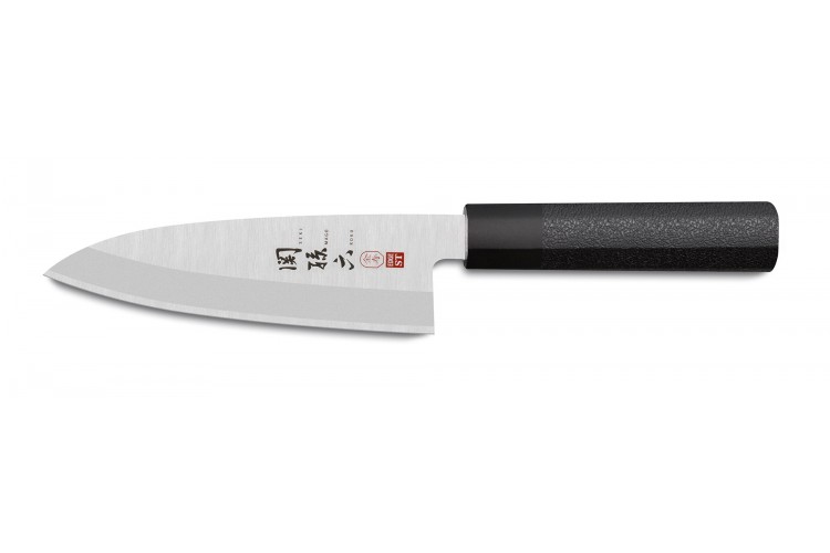 Couteau deba japonais Kai Seki Magoroku Hejiku 15cm sp&eacute;cial gaucher