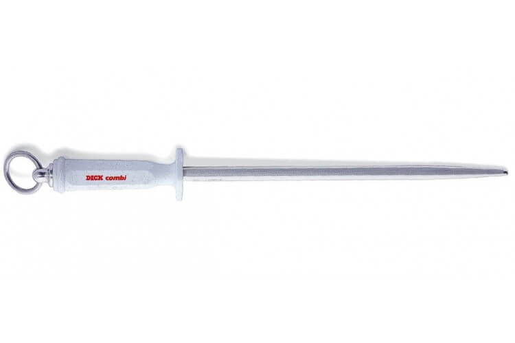 Fusil à aiguiser Dick Dickoron Hygienic combi 2 en 1 30cm blanc