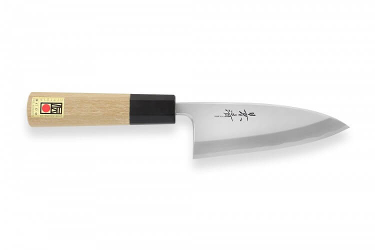 Couteau deba japonais artisanal Kagekiyo Utage White Steel 12cm