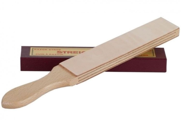 Cuir &agrave; rasoir HEROLD 2 c&ocirc;t&eacute;s peau 32 cm