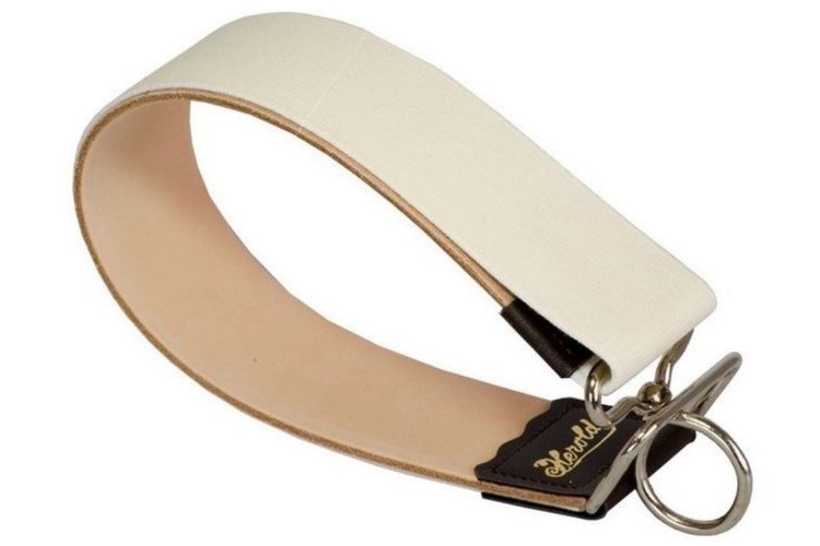 Cuir &agrave; rasoir HEROLD lani&egrave;re 1 c&ocirc;t&eacute; tissu, 1 c&ocirc;t&eacute; peau 35 cm