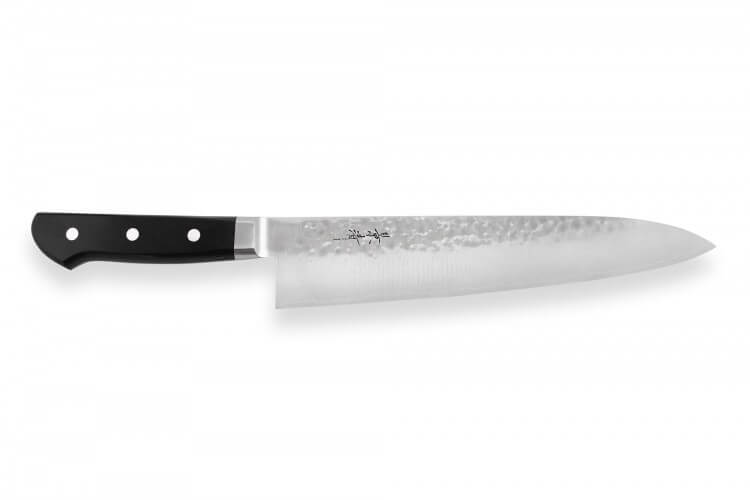 Couteau de chef japonais artisanal Kagekiyo Hammered 24cm