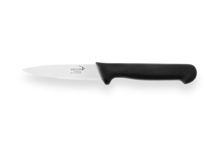Couteau d'office Deglon Surclass noir lame 10cm acier inox