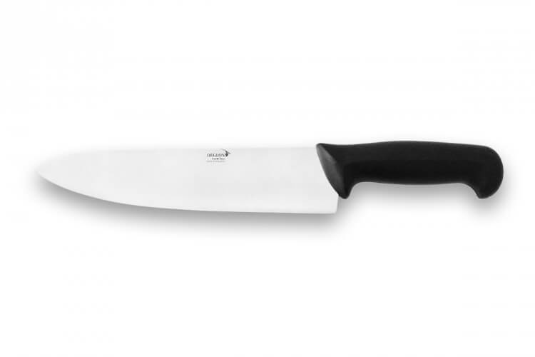 Couteau éminceur Deglon Surclass noir lame 25cm acier inox