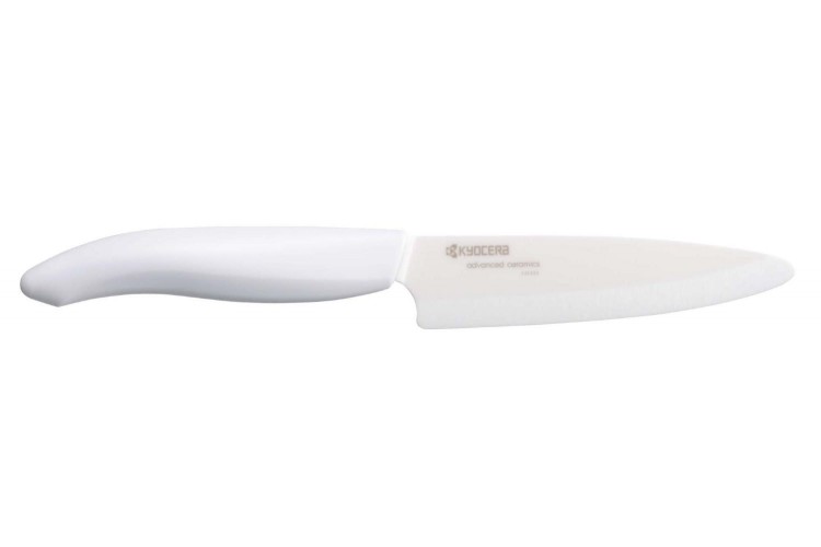 Couteau d'office Kyocera lame c&eacute;ramique 11 cm manche blanc