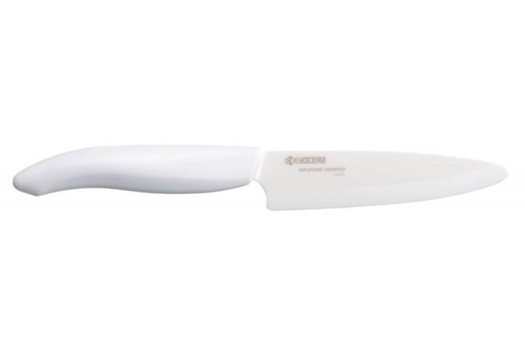 Couteau d'office Kyocera lame céramique 11 cm manche blanc