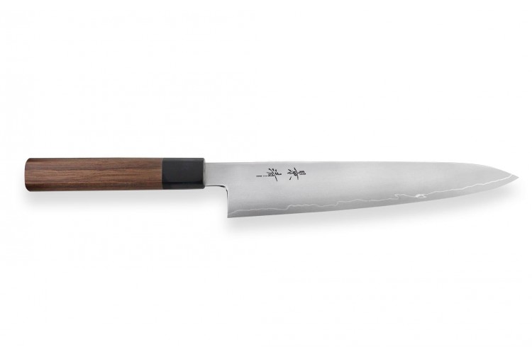 Couteau de chef japonais artisanal Kagekiyo Kurumi 24cm