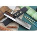 Couteau santoku japonais artisanal Kagekiyo Kurumi 18cm