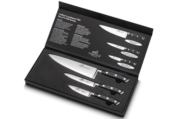 Coffret SABATIER International Ysis Office 9cm + Universel 13cm + Chef 20cm