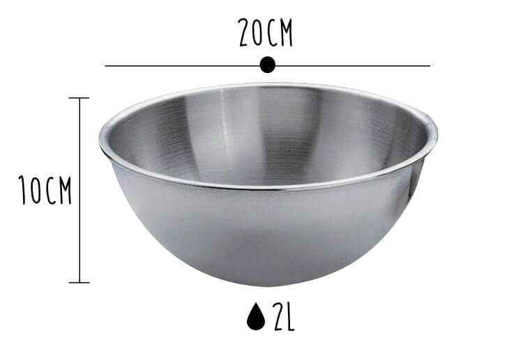 Cul de poule professionnel tout inox