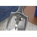Fourchette à viande Tridens acier inox brossé + socle tout inox