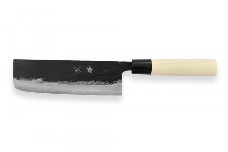 Couteau nakiri japonais artisanal Murata 16.5cm Aogami 1 