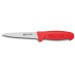 Couteau à désosser professionnel lame usée 14cm manche rouge Fischer