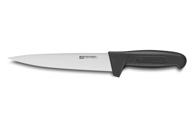 Couteau &agrave; saigner professionnel Fischer HACCP 20cm manche noir